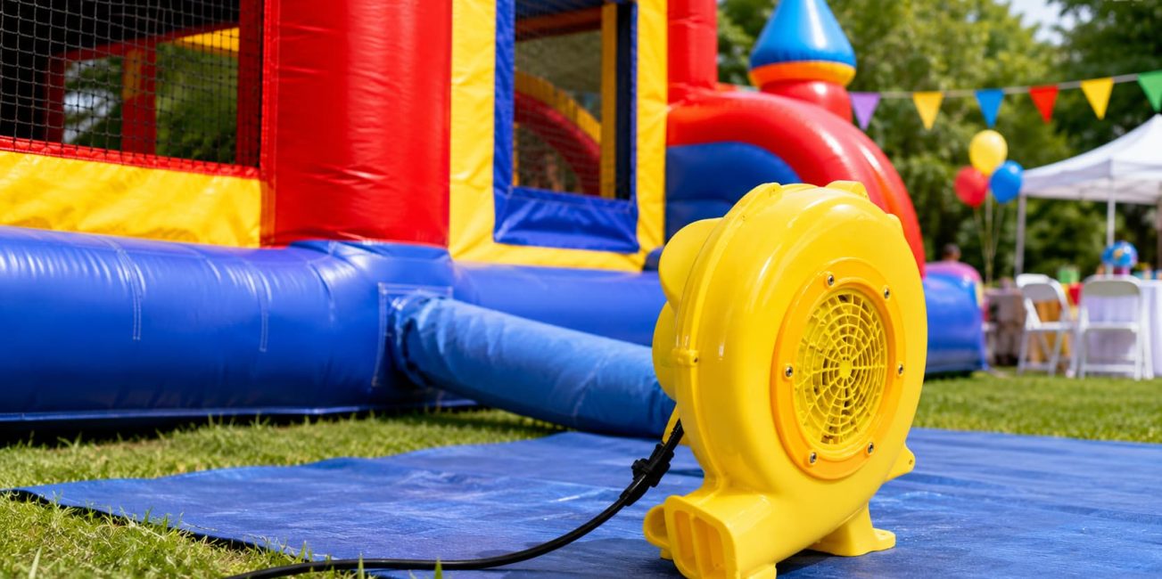 Motor para brinquedos infláveis: diferenças entre modelos e potências