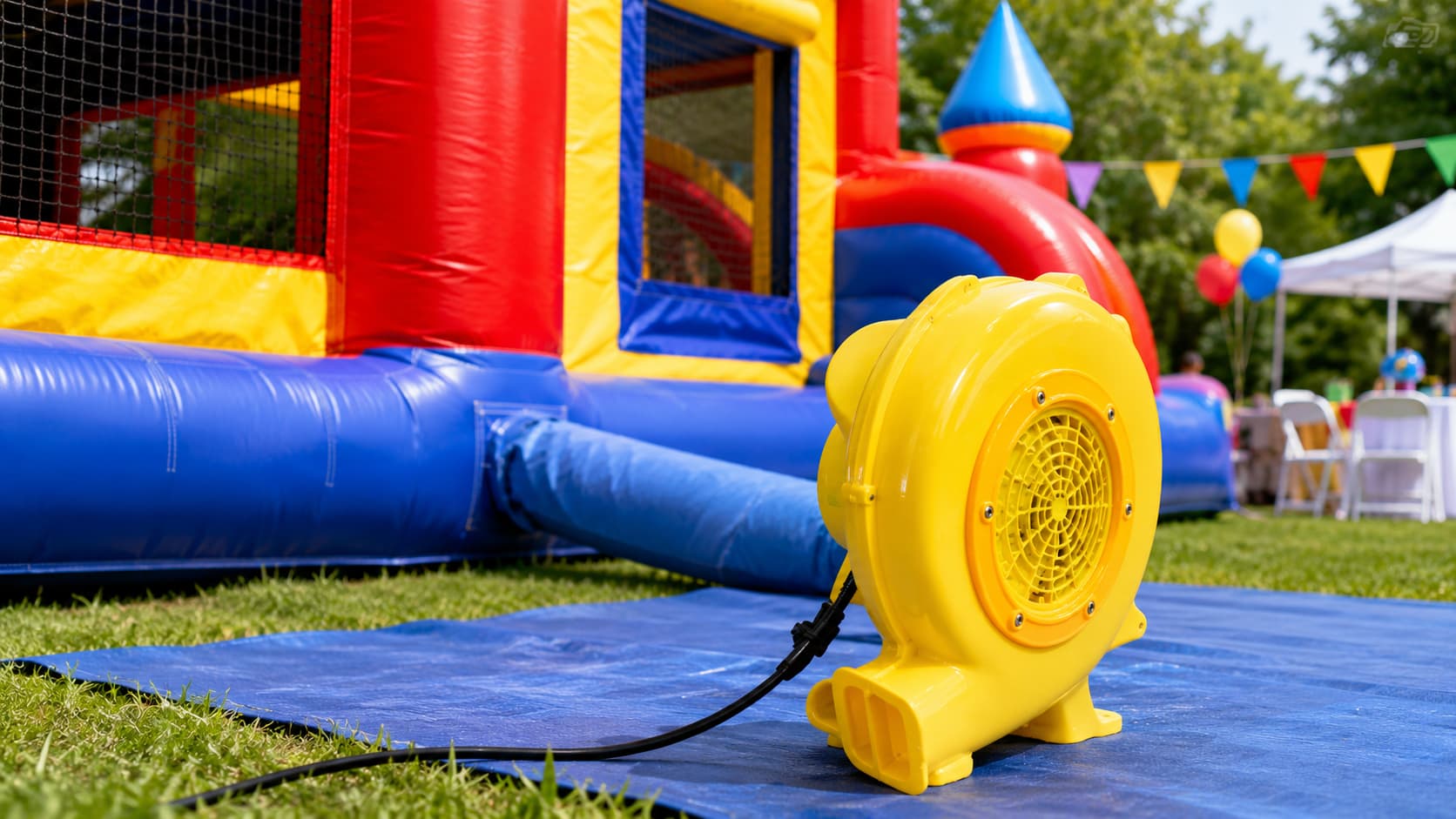 Motor para brinquedos infláveis: diferenças entre modelos e potências
