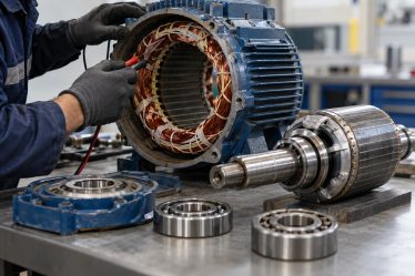 Manutenção de motores elétricos industriais na AJM 