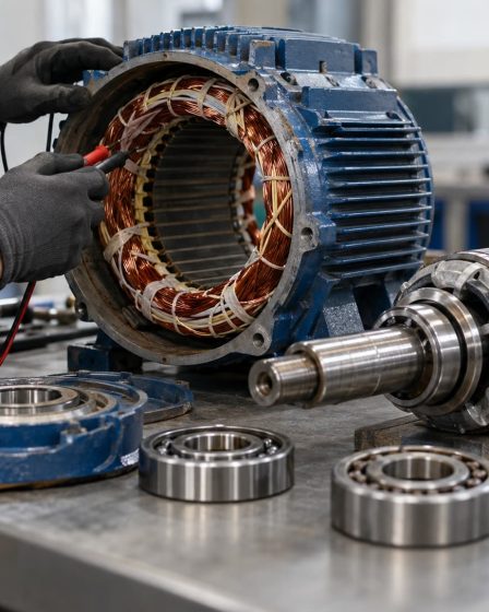 Manutenção de motores elétricos industriais na AJM