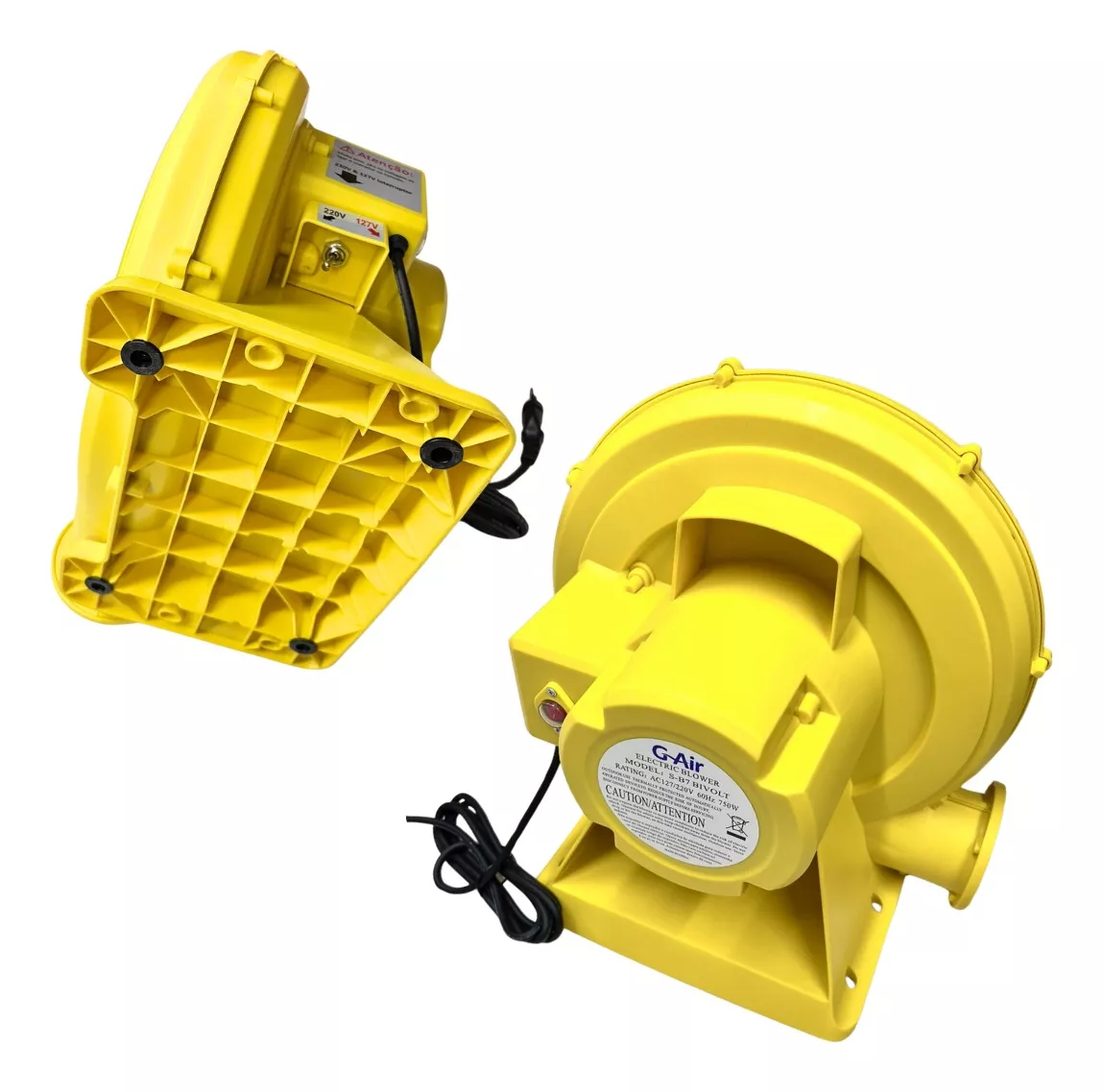 Motor soprador de ar 750w para brinquedos infláveis bivolt